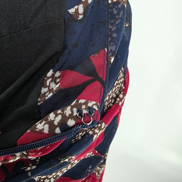 Bar III Womens Ruched Mini Skirt Size 2 Floral Print Polyester Blend - Picture 9 of 12